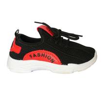 Black Casual Sneakers Shoes For Boys