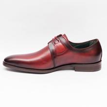 Gallant Gears Wine Red Leather Lace Up Formal Shoes For Men - (MJDP31-18)