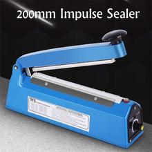 200mm Impulse Plastic Sealer Machines 8 Inch Heat Sealing Machine