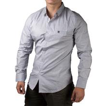 Grey Plain Shirt for Men