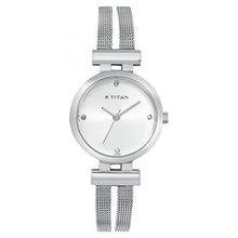 Round Analog Silver Dial Ladies Watch-9942SM01