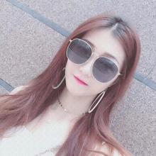 Fashion Metal Frame Yellow Sunglasses Ocean Pilot Sunglasses