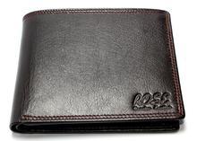 Dark Brown Genuine Leather Wallet For Men