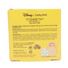 Cc Powder Pact Spf40 Pa+++ 4.5 gm Cathy Doll Disney Tsum Tsum #21 Light Beige (Piglet)
