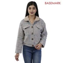 BASEMARK Checkered Buttoned Jacket For Women (014-230)