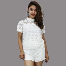 White Two Piece Set For Women