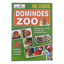 Creative Educational Aids Dominoes Card Game (Zoo) - Green