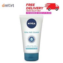 Nivea Total Face Cleanup for Normal to Oily Skin Face Wash - 100ml