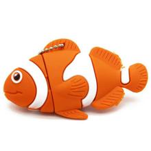 Cartoon Clownfish USB Flash Drive, USB 2.0 Pendrive Pen Drive Memory Stick U Disk