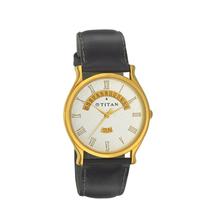 Titan Men's Classique Gold Tone Watch-1482YL01