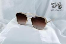 GREY JACK Polarized with golden metal frame sunglasses