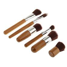 Generic Professional Bamboo Handle 6Pcs Makeup Brush Set Cosmetic Face