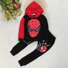 Baby Boy Clothes Cotton Hooded Top+Pants 2 pcs Baby Boy Clothing Set