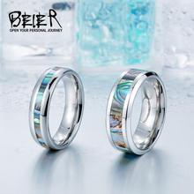 BEIER Simple style  Stainless Steel Shells Simple Ring