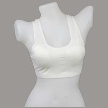 White Spandex Air Bra For Women