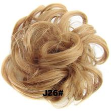 jeedou Synthetic Hair Chignon Donut Elastic Rope Rubber Band