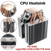 92MM 4pin fan 6 heatpipe CPU cooler cooling for Intel AMD