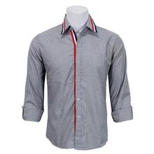 Slim Fit Casual Shirt- Grey