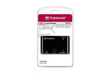 Transcend RDP8 - CF SD Micro  Memory Stick Card Reader- (Black)
