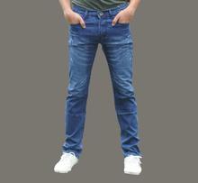 Blue Stretchable Slim Fit Denim Pant For Men