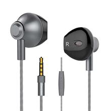 In-Ear Earphones with Microphone, Langsdom Stereo Bass Headphones with Volume Control HIFI Earbuds for Phone, Samsung, Android with 3.5mm jack (Black)