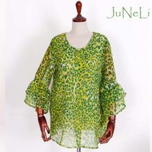 Double Layer Chiffon Blouse For Women