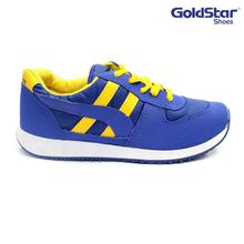 Goldstar Blue/Yellow Casual Lace-Up Shoes For Women - 038