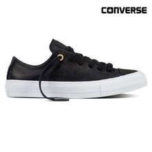 Converse Black 555958C Chuck Taylor All Star Ii Leather Shoes (Unisex)