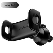 USAMS Car Phone Holder for iPhoneX 8 7 6 Adjustable Air Vent Mount Car Holder 360 Degree Rotation Support Mobile Car Phone Stand