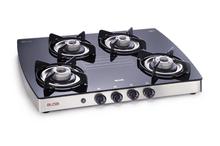 ALDA 4 BURNER GLASS TOP GAS STOVE ( CTA 148 )