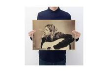 Vintage Famous Rock Band Kraft Paper poster