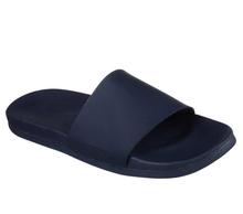 Skechers Navy Gambix Neddeck Slide Sandals For Men