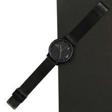 Black Round Dial Stainless Steel Analog Watch For Women