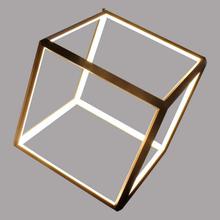 Brown 18 Watt 3D Cube Pendant Ceiling Light