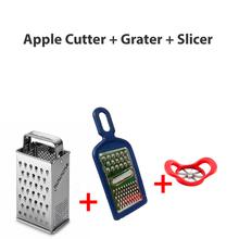 Combo of Apple Cutter,Grater & Slicer