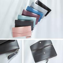 Fashion Thin Long Women's Cash Card Holder Wallet Handbag Zipper Pocket Clutch Bag