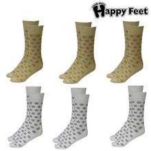 Happy Feet Gentlemen Socks Pack of 6 pairs Unisex-1015