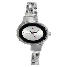 Fastrack Analog Silver Dial Women's Watch-6015SM01