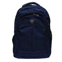 Blue Solid Multiple Pocket Designed Backpack - Unisex