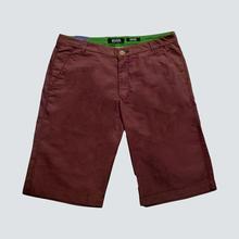 Kapadaa: Boss Blood Red  Regular Fit Shorts