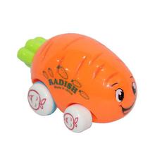 Multicolored Carrot Vegetable Cartoon Car