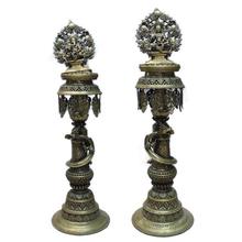 Golden Set of 2 Panas For Decorative