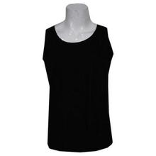 Black Solid Tank Top For Women