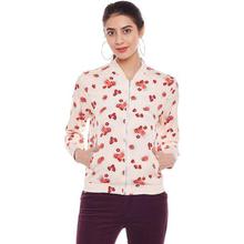 Full Sleeve Floral Print Women Jacket