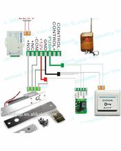 Remote controlled electric bolt lock 2 system