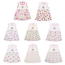 Newborn Baby Summer Dresses Girls Dress Baby O-neck Sleeveless