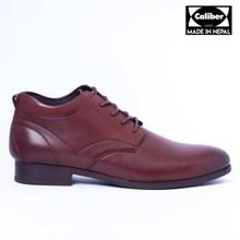 Caliber Shoes Wine Red Lace Up Lifestyle Boots For Men - ( 283 C)