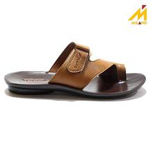 Milano Peanut Brown Slip On Sandals For Men - 1608-09