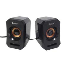 Kisonli A-606 USB 2.0 Multimedia Wired Speaker - Black