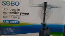 Sobo Led Fountain Submersible Pump - 3800Fp